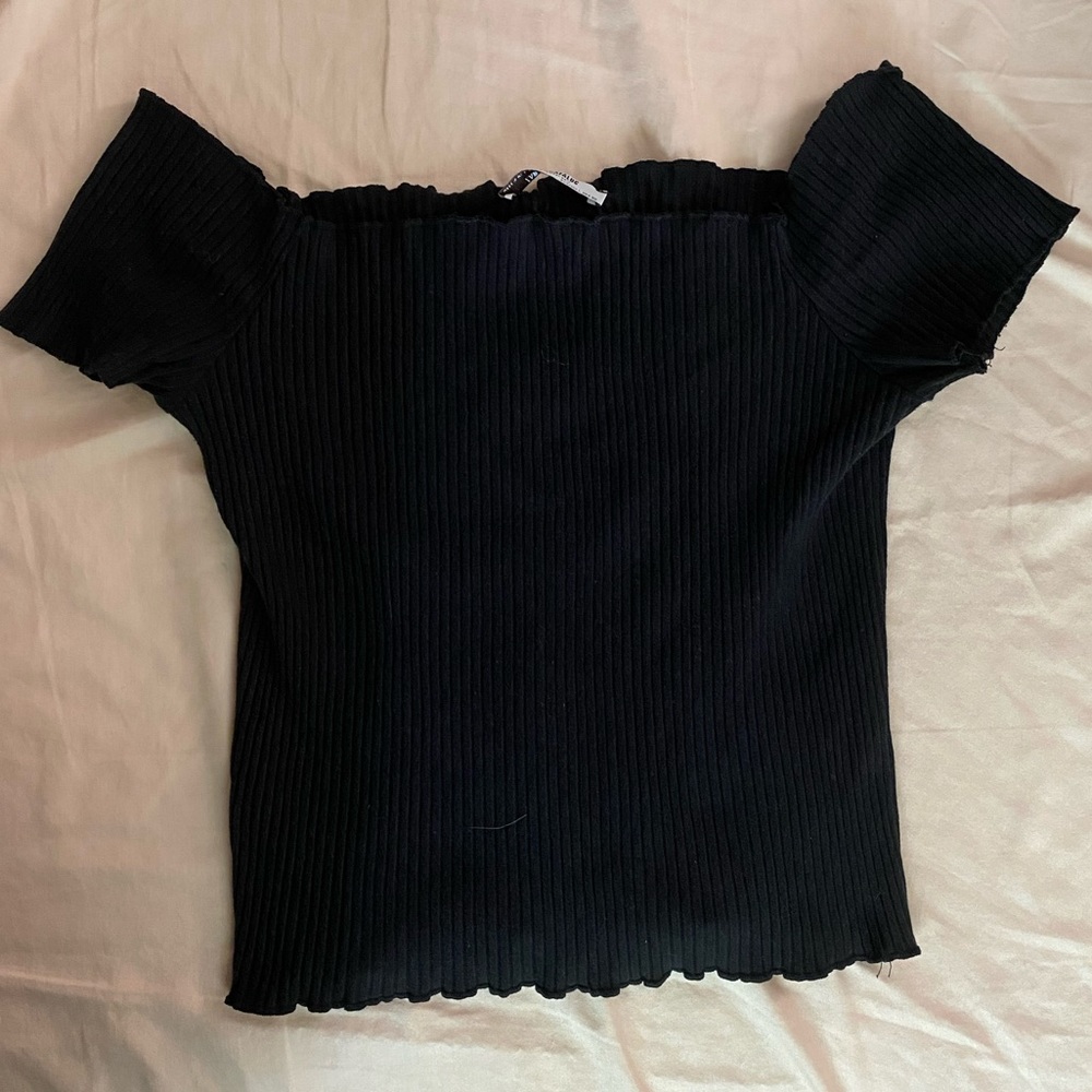 Zara Size Large Off The Shoulder Top